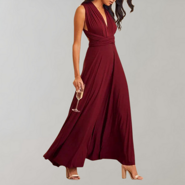 Bequeme und stilvolle Sommer-Wickelkleid für Damen