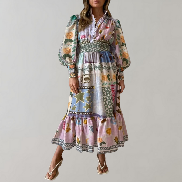 Elegante und bequeme lange Sommerkleid für jeden Anlass