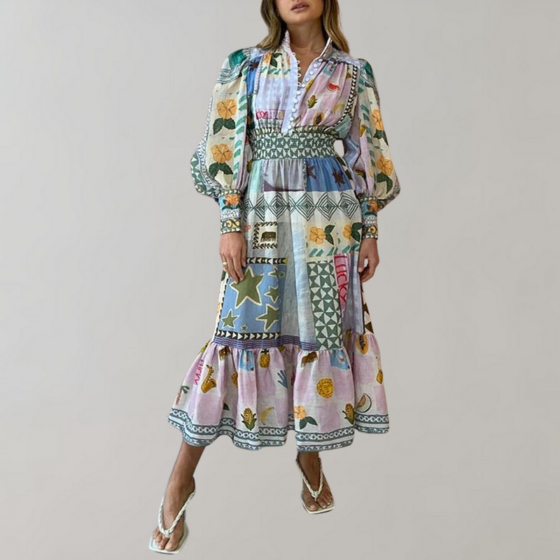 Elegante und bequeme lange Sommerkleid für jeden Anlass