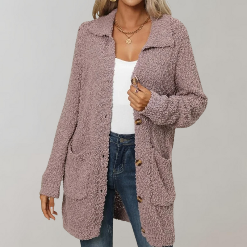 Elegante und bequeme Strickjacke mit Taschen