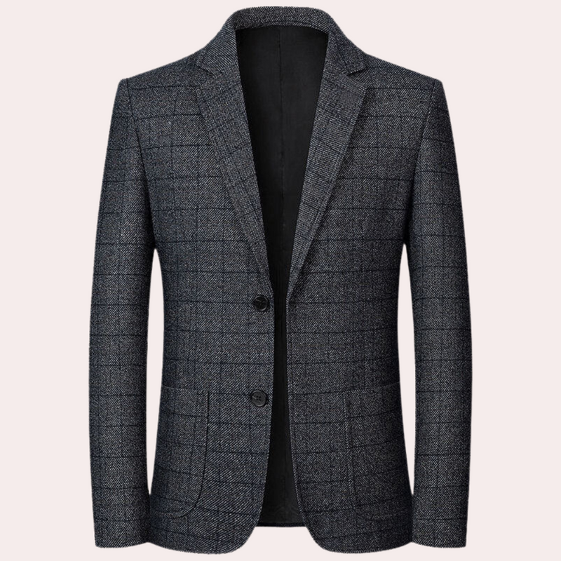 Eleganter Retro-Karoblazer für Männer