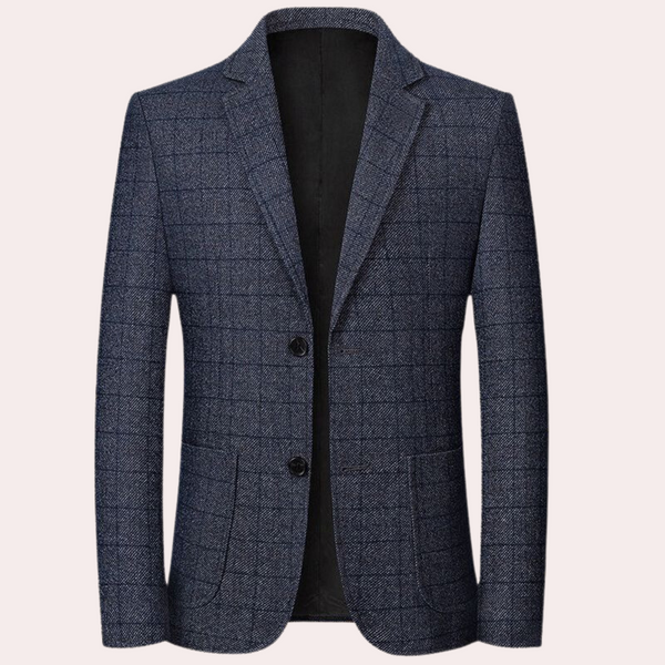Eleganter Retro-Karoblazer für Männer