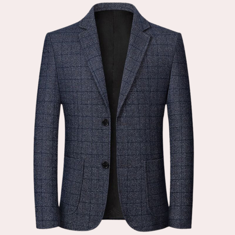 Eleganter Retro-Karoblazer für Männer