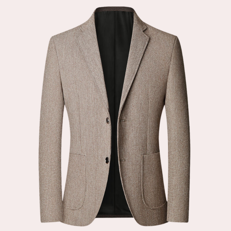 Eleganter Retro-Karoblazer für Männer