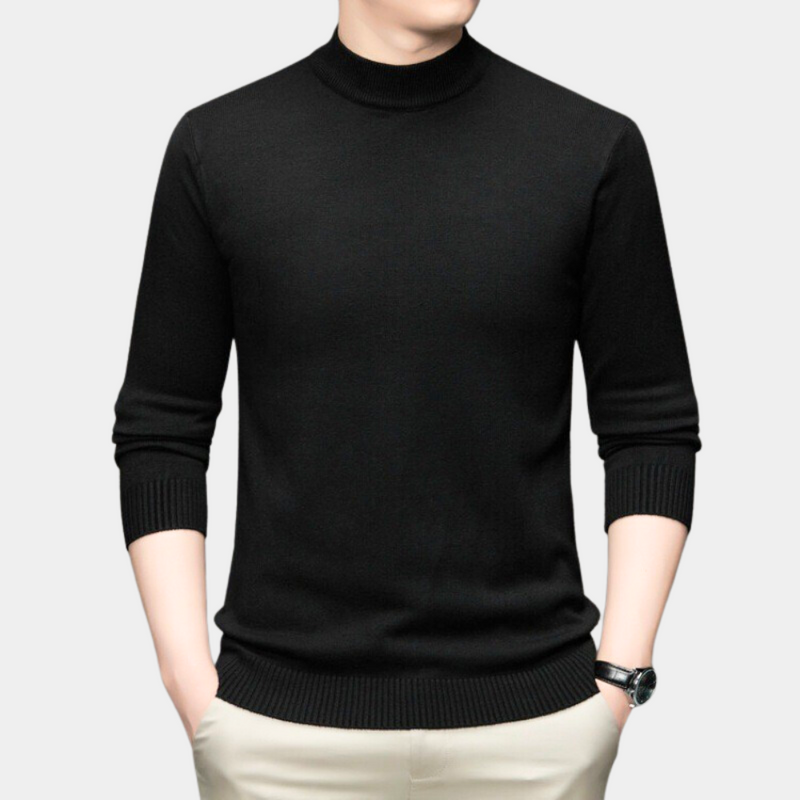 Bequemer roter Herrenpullover