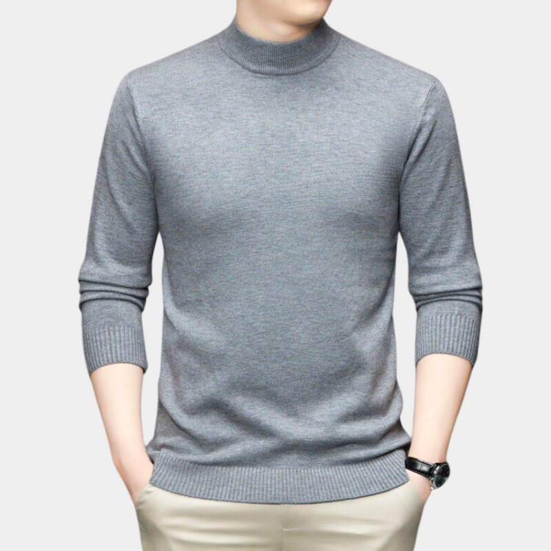 Bequemer roter Herrenpullover