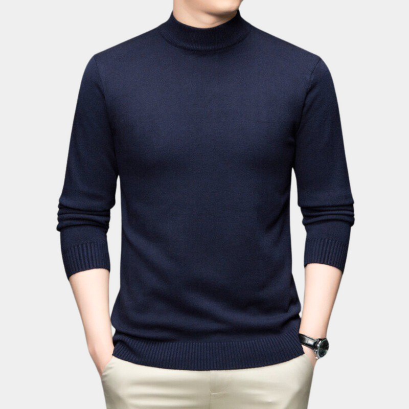 Bequemer roter Herrenpullover
