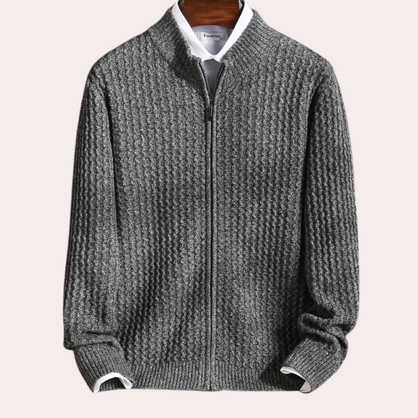 Warmes und elegantes Herrenstrickjacke