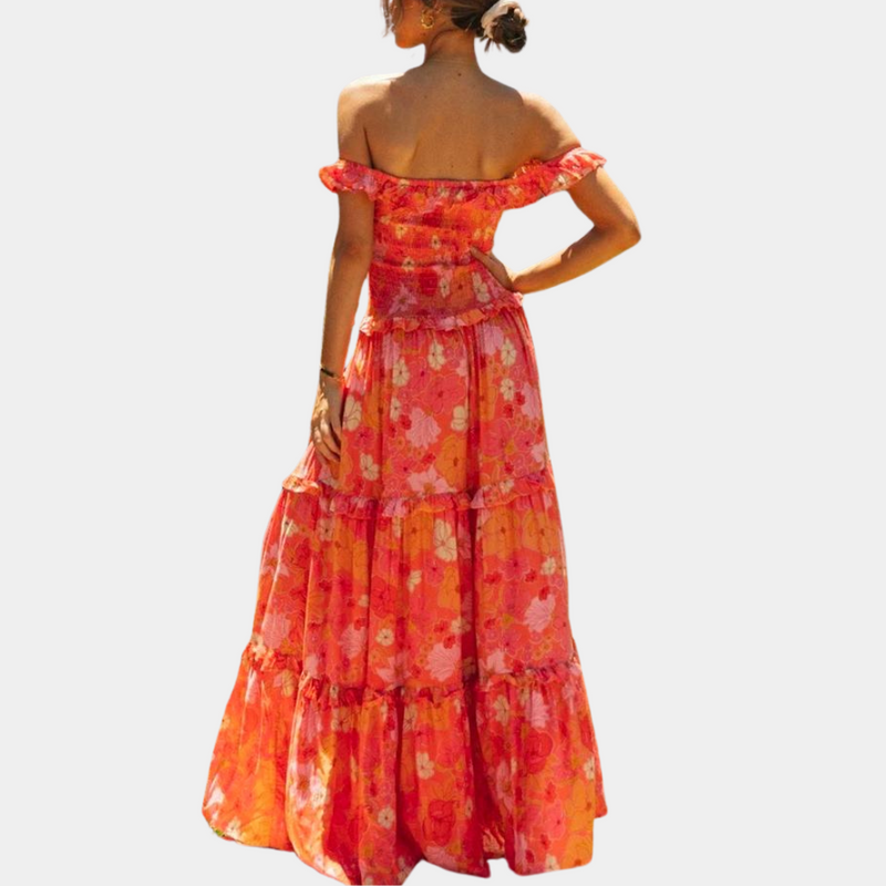 Elegante Blumenkleid für stilvolle Anlässe und Komfort