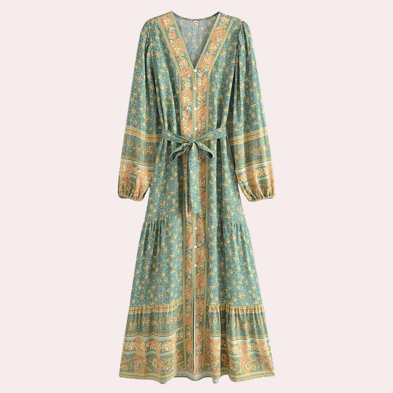 Elegantes Damenkleid mit Knöpfen für jeden Anlass