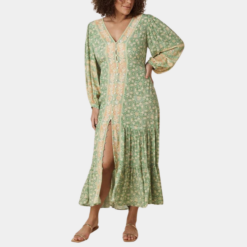Elegantes Damenkleid mit Knöpfen für jeden Anlass