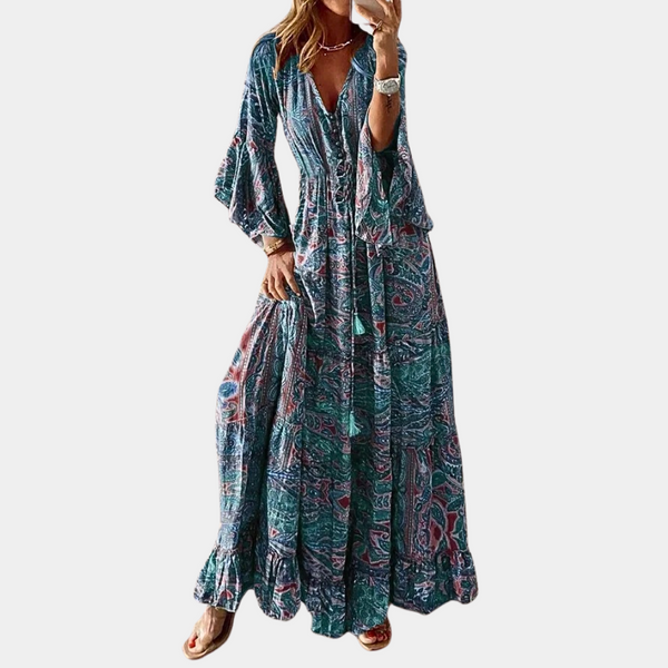 Elegante Boho lange Damenkleid für jede Gelegenheit