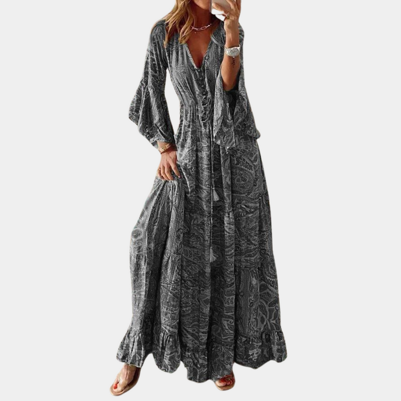 Elegante Boho lange Damenkleid für jede Gelegenheit