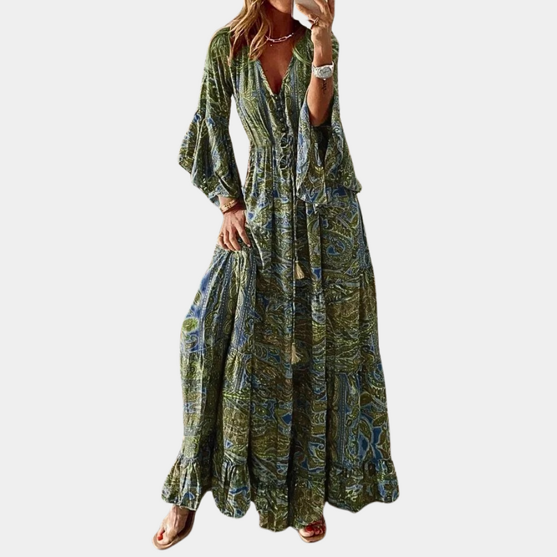 Elegante Boho lange Damenkleid für jede Gelegenheit