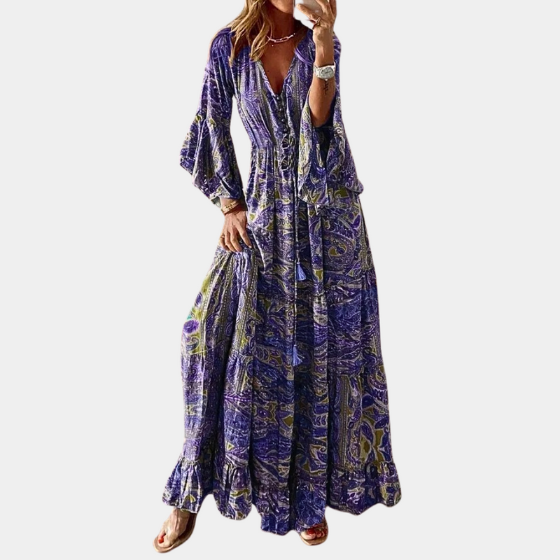 Elegante Boho lange Damenkleid für jede Gelegenheit