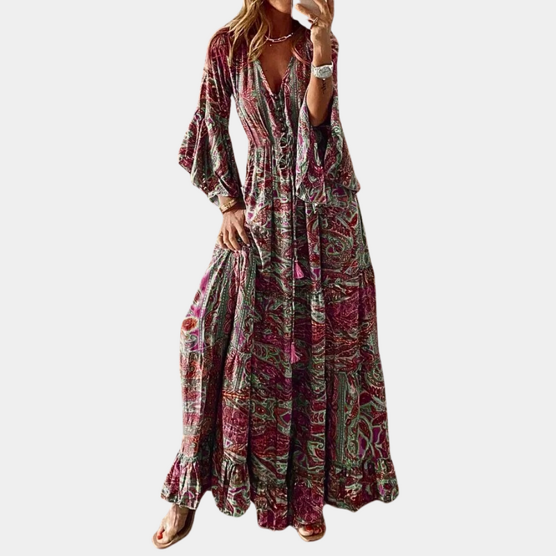 Elegante Boho lange Damenkleid für jede Gelegenheit