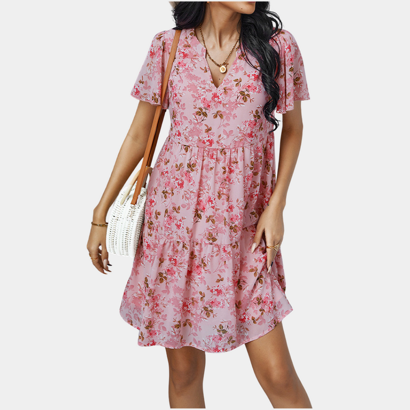 Elegante Blumenkleid für den perfekten Sommerlook