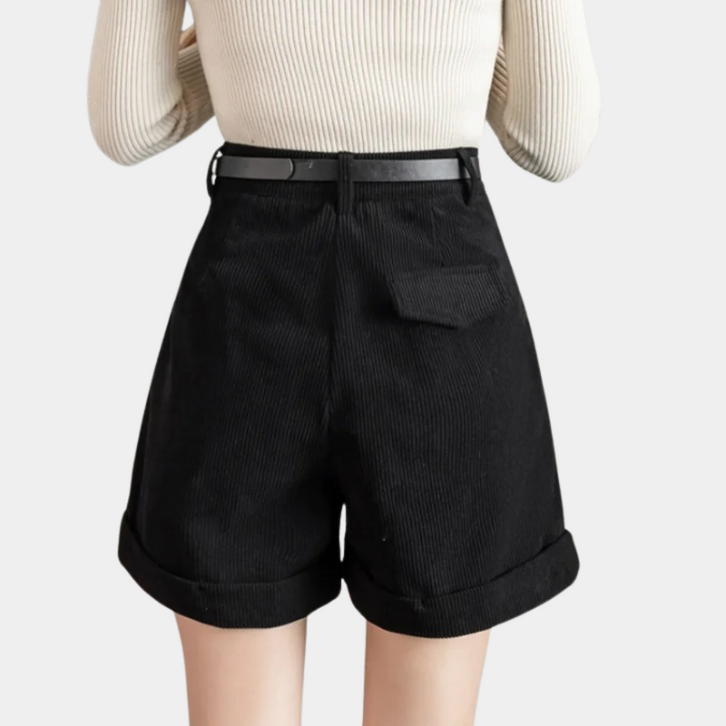 Elmeena - Bequeme Cord-Damen-Shorts