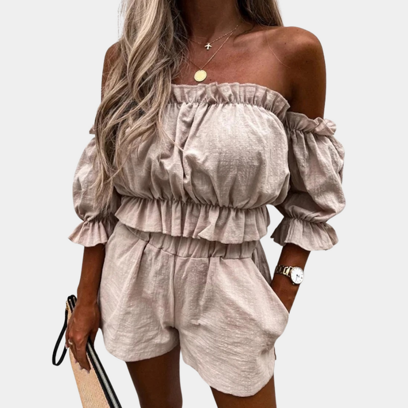 Blanche – Set aus Shorts und Oberteil für Damen
