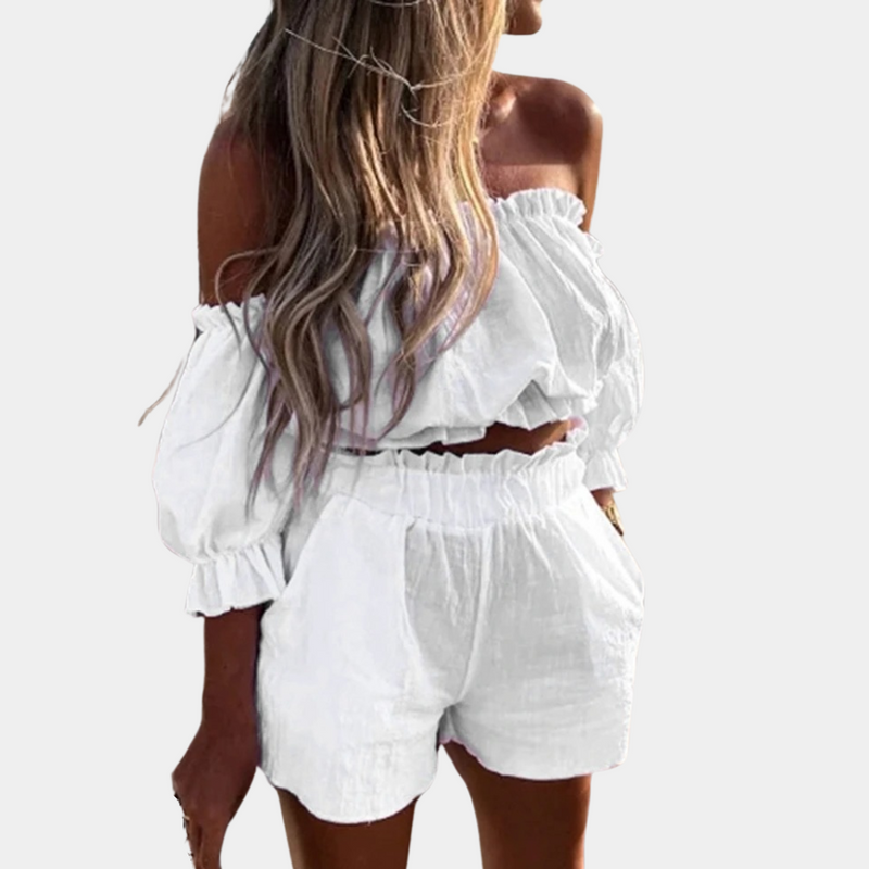 Blanche – Set aus Shorts und Oberteil für Damen