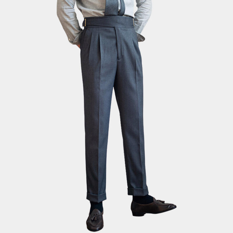 Romeo - Klassische Herrenhose mit Schnallen