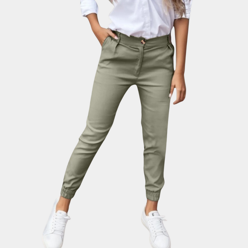 Elegante Hochtaillierte Damenhose für jeden Anlass