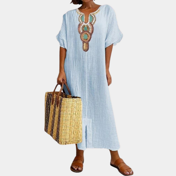 Elegantes und Bequemes Boho-Kleid für Warme Tage