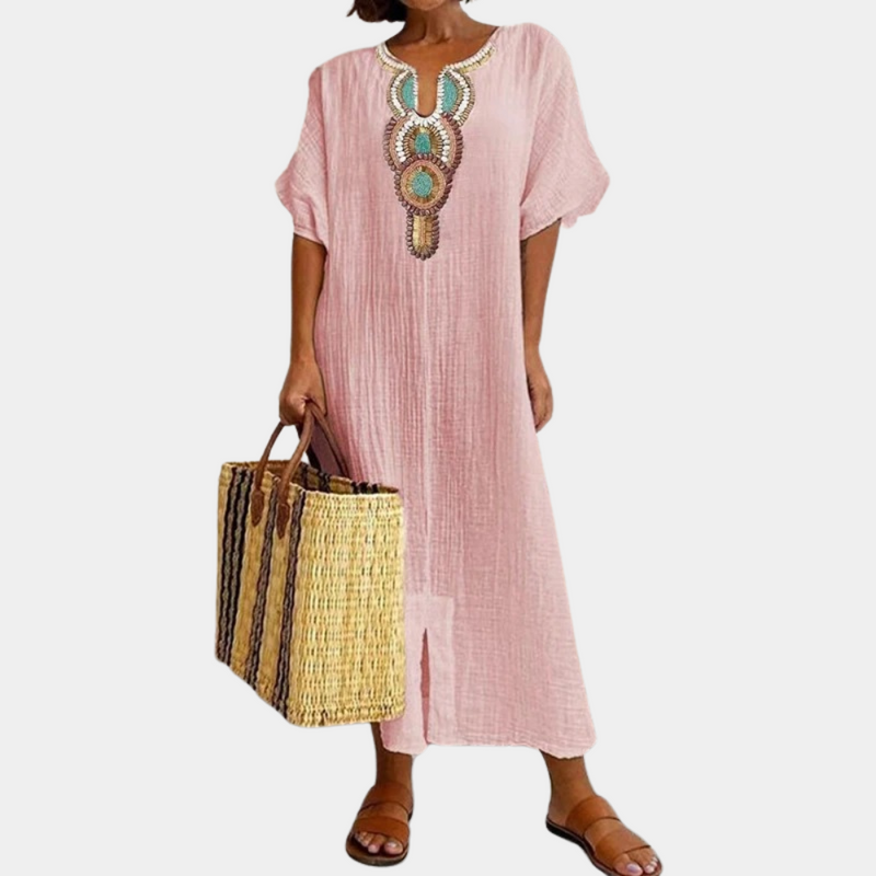 Elegantes und Bequemes Boho-Kleid für Warme Tage