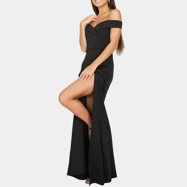 Elegantes off-shoulder Kleid für stilbewusste Frauen