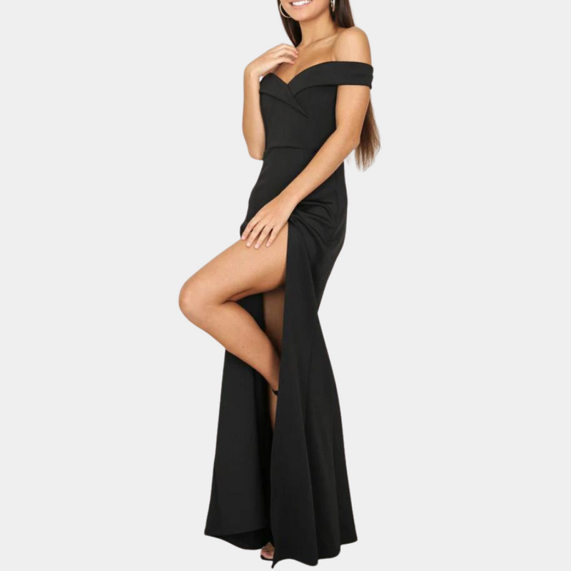 Elegantes off-shoulder Kleid für stilbewusste Frauen