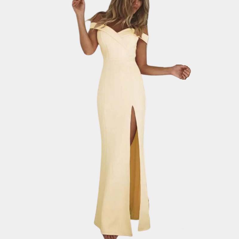 Elegantes off-shoulder Kleid für stilbewusste Frauen