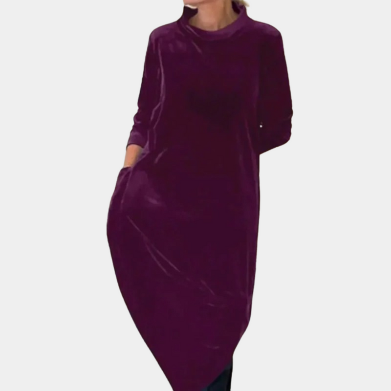 Elegante warme Damenwinterkleidung für stilvolle Anlässe