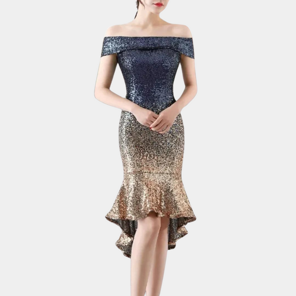 Loretta - Elegantes Pailletten-Kleid für Damen