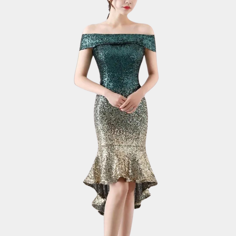 Loretta - Elegantes Pailletten-Kleid für Damen