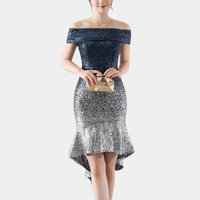 Loretta - Elegantes Pailletten-Kleid für Damen