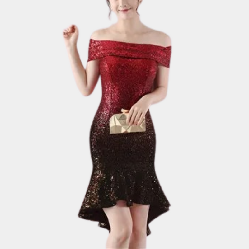 Loretta - Elegantes Pailletten-Kleid für Damen