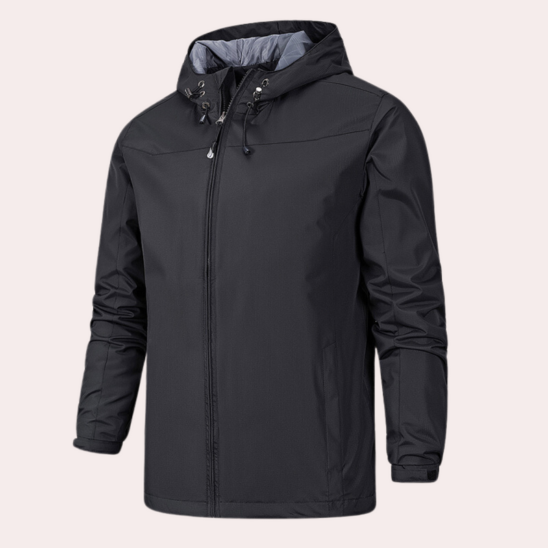 Modische und bequeme Windjacke mit Kapuze