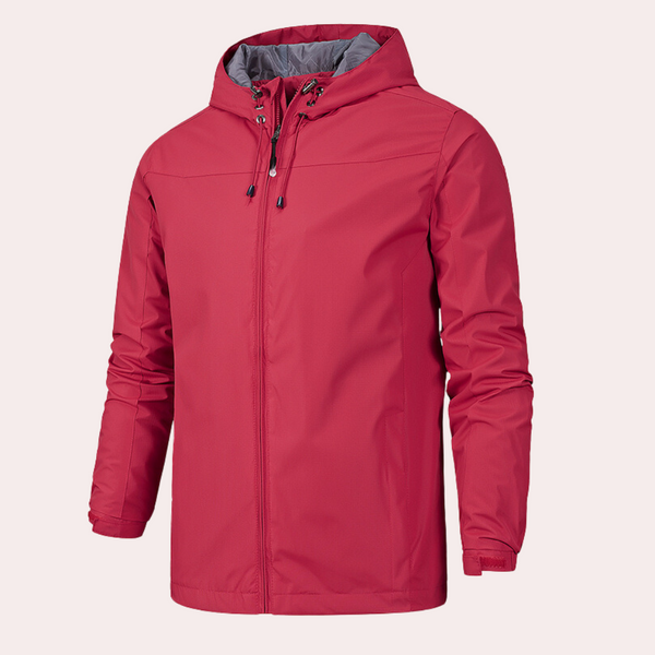 Modische und bequeme Windjacke mit Kapuze