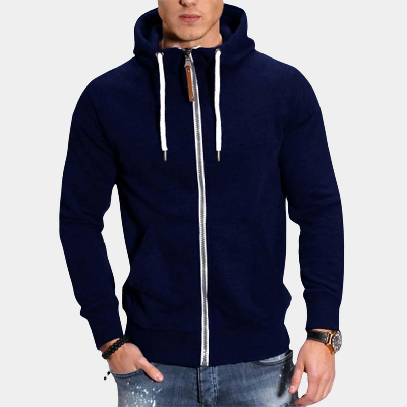 Kuschelig warme Fleecejacke mit Kapuze