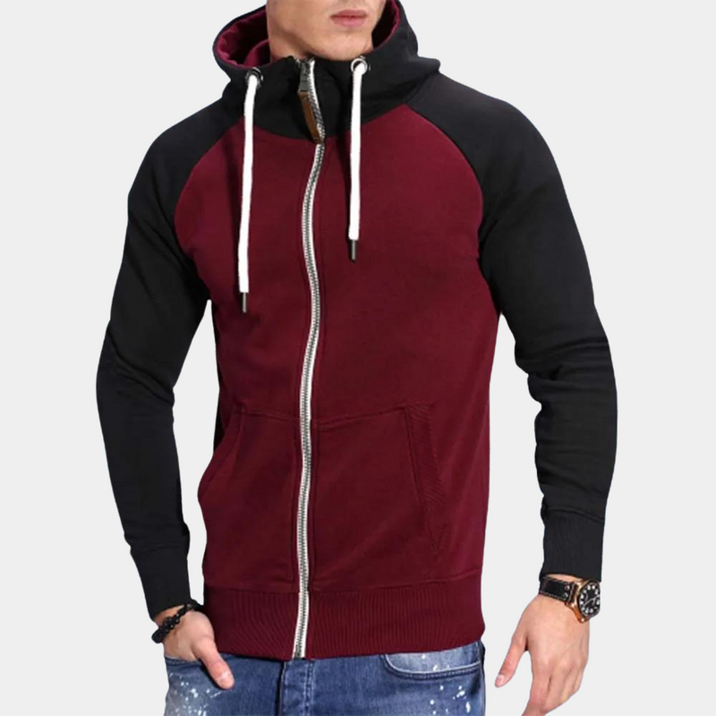 Kuschelig warme Fleecejacke mit Kapuze