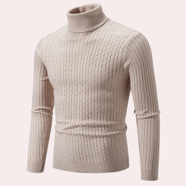 Warme und bequeme Herrenstrickpullover