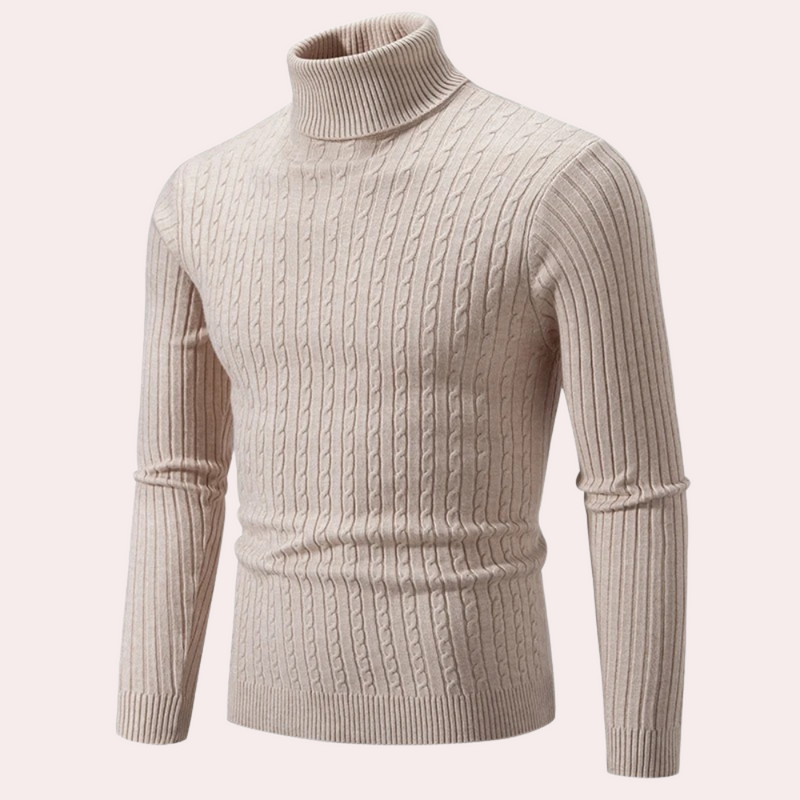 Warme und bequeme Herrenstrickpullover
