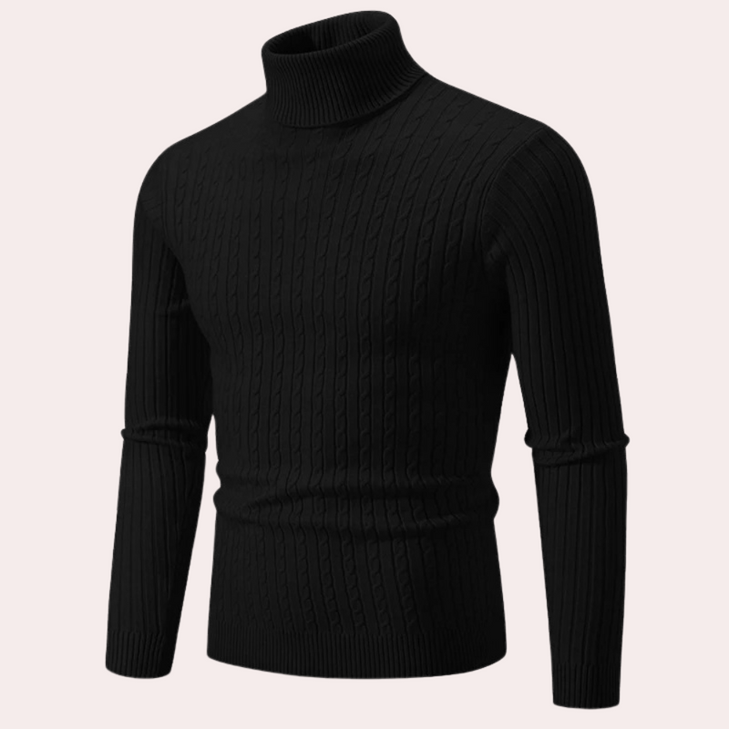 Warme und bequeme Herrenstrickpullover