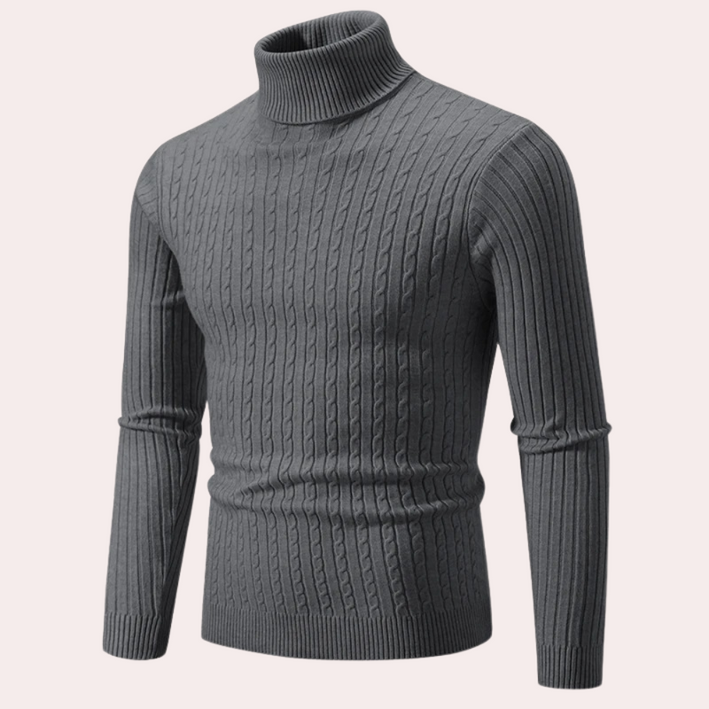 Warme und bequeme Herrenstrickpullover