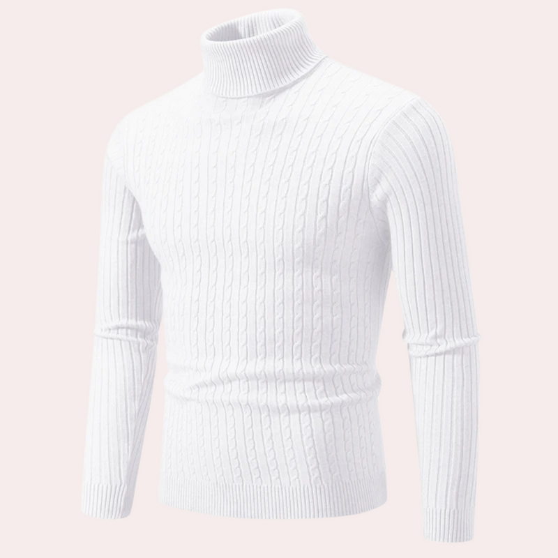 Warme und bequeme Herrenstrickpullover