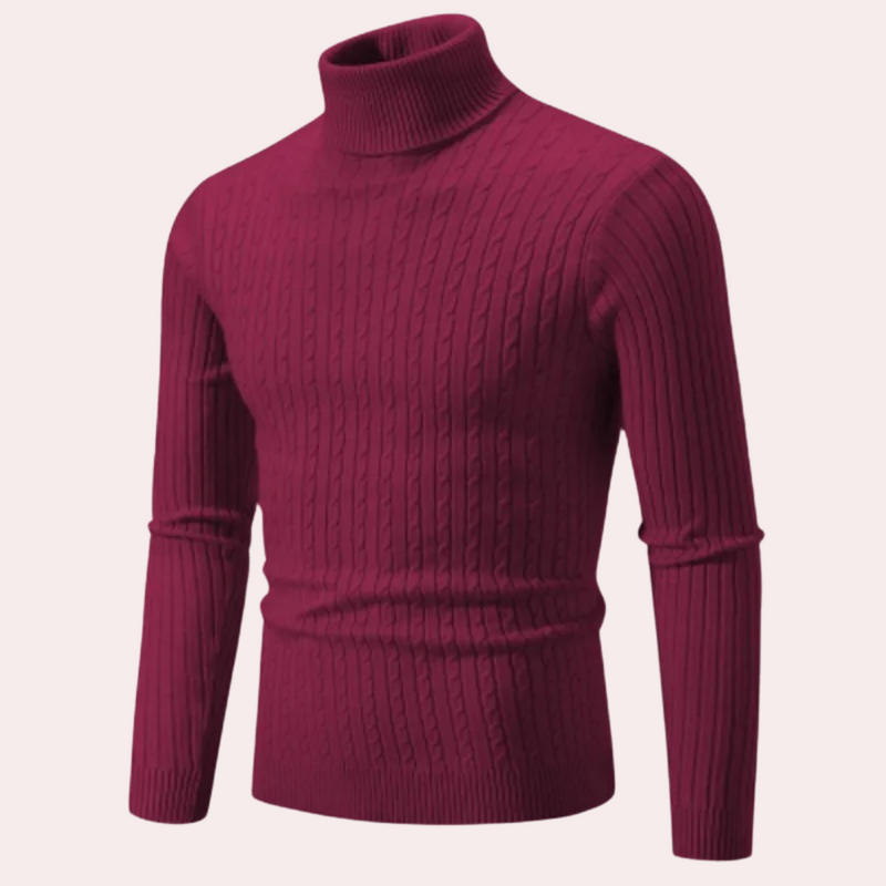 Warme und bequeme Herrenstrickpullover