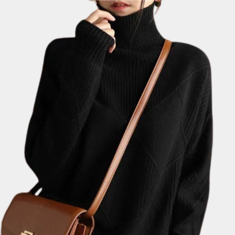 Ellie - Modischer Rollkragenpullover für Frauen