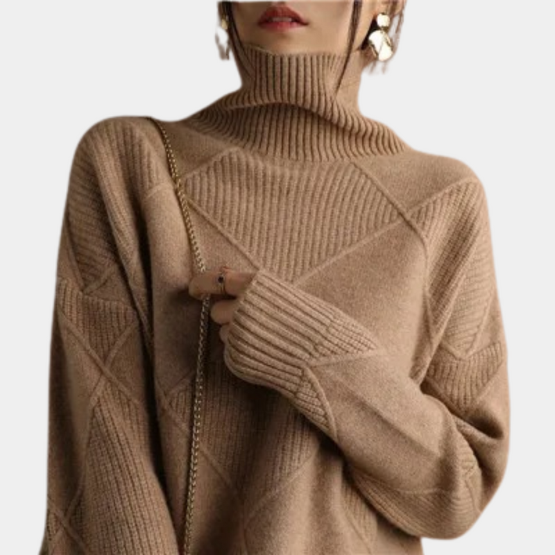 Ellie - Modischer Rollkragenpullover für Frauen