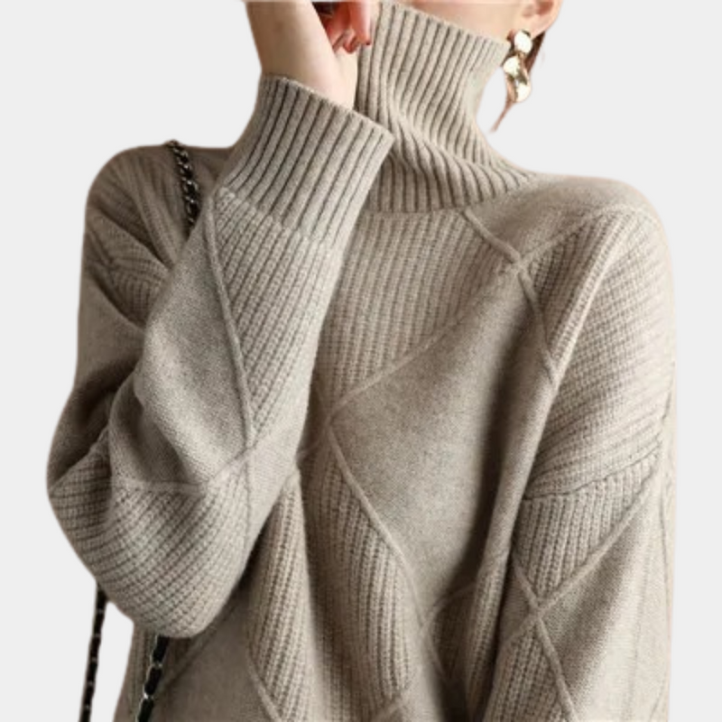 Ellie - Modischer Rollkragenpullover für Frauen