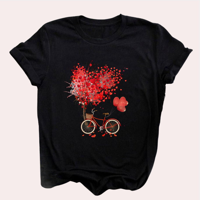 Mirielle - T-Shirt für Frauen mit dekorativem Druck